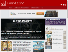 Tablet Screenshot of harrylatino.com